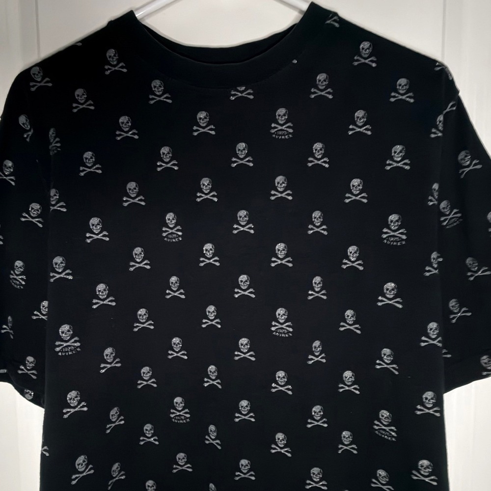 Vintage Y2k Avirex Jesse Pinkman Breaking Bad Skulls AOP T-Shirt Sz Mens Large